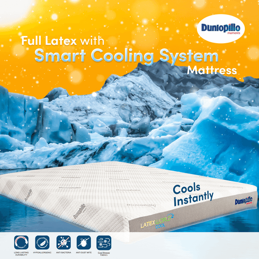 DUNLOPILLO LATEX WORLD COOL FULL NATURAL LATEX - KING