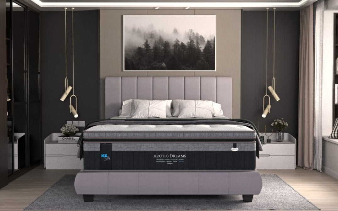 Maxcoil Arctic Dream Icesleep Latex Visco Mattress - King