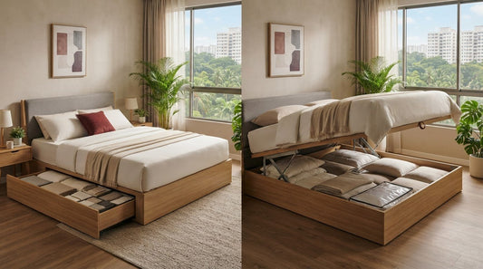 Are Storage Beds Hard to Lift? Compare Drawer and Lift-Up Beds