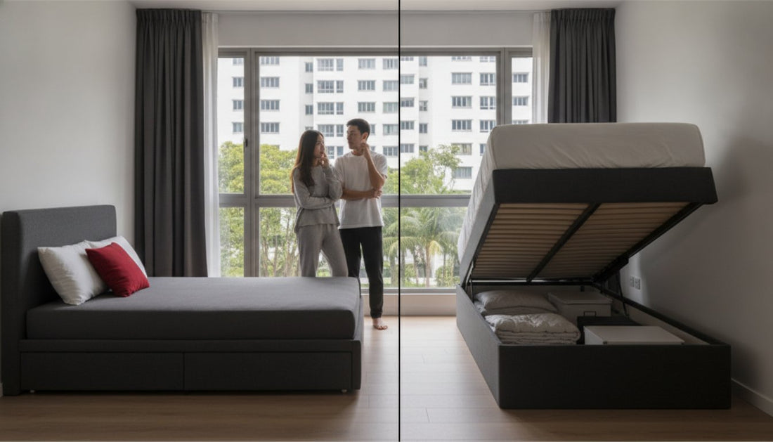 Storage Bed vs Divan Bed Singapore: Choosing the Best Frame for Your Space