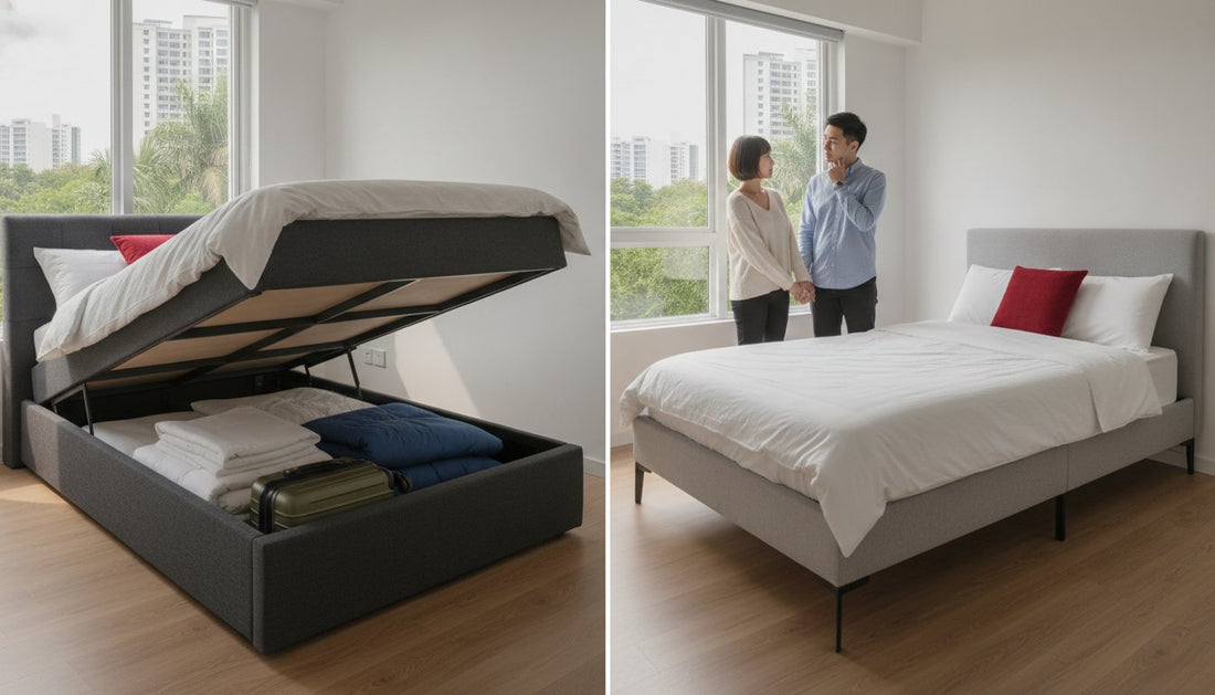 Storage Bed vs Divan Bed Singapore: Choosing the Best Frame for Your Space