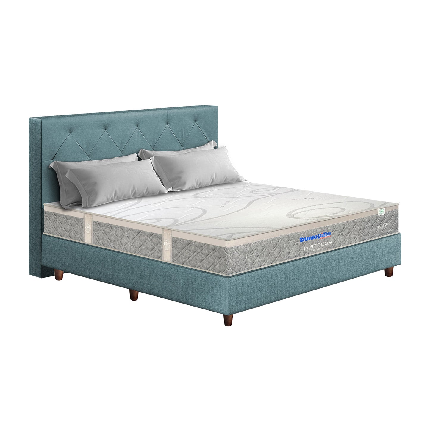 Dunlopillo Xanadu TalaSilver Latex Destress Individual Pocketed Spring Mattress