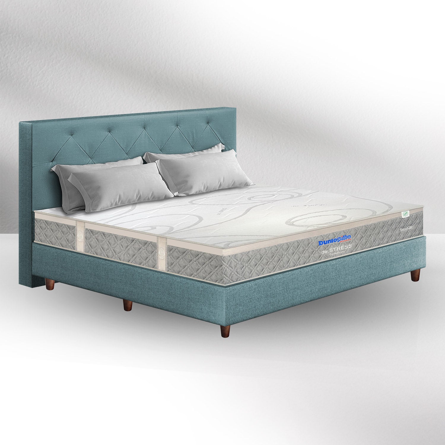 Dunlopillo Xanadu TalaSilver Latex Destress Individual Pocketed Spring Mattress
