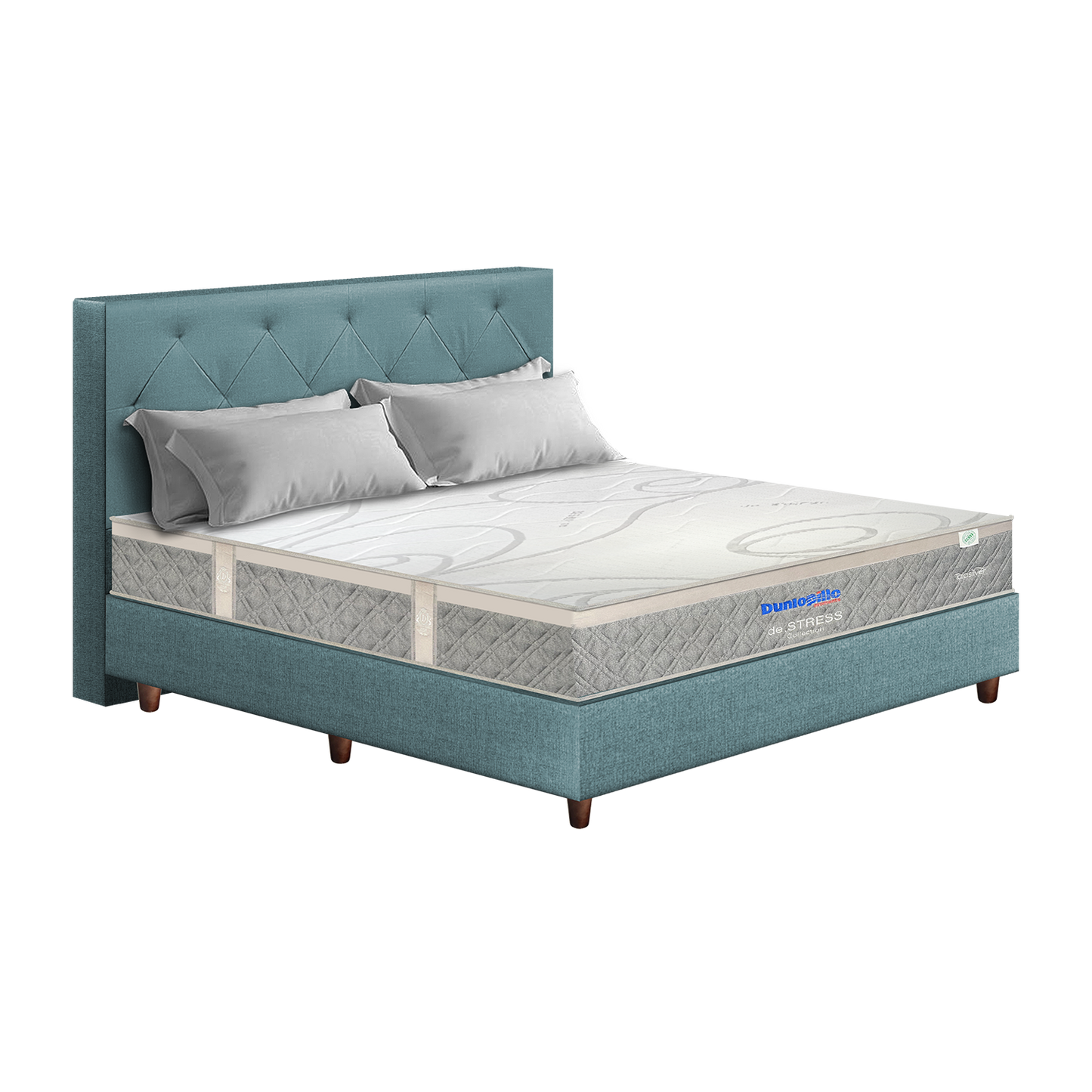 Dunlopillo Xanadu TalaSilver Latex Destress Individual Pocketed Spring Mattress