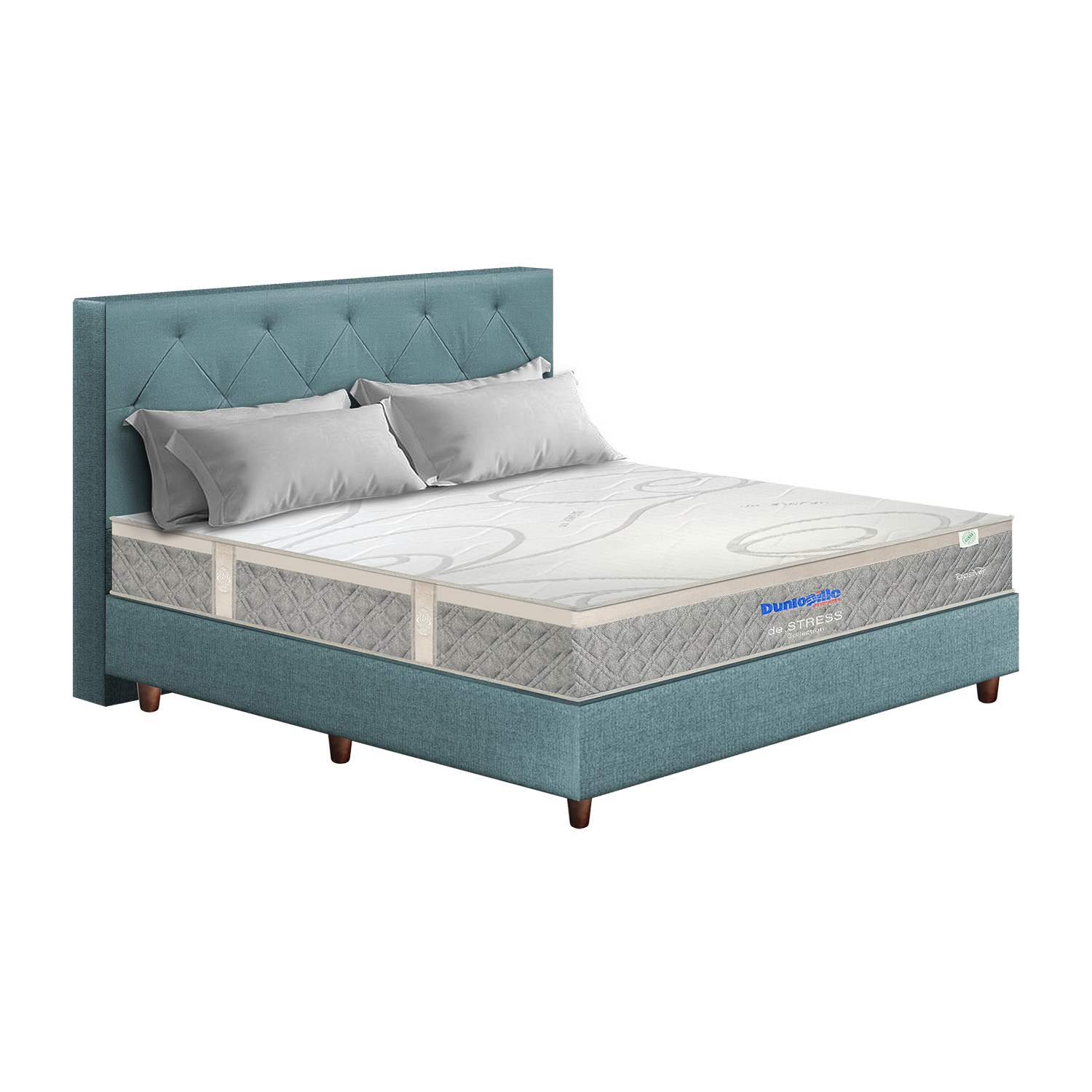 Dunlopillo Xanadu TalaSilver Latex Destress Individual Pocketed Spring Mattress