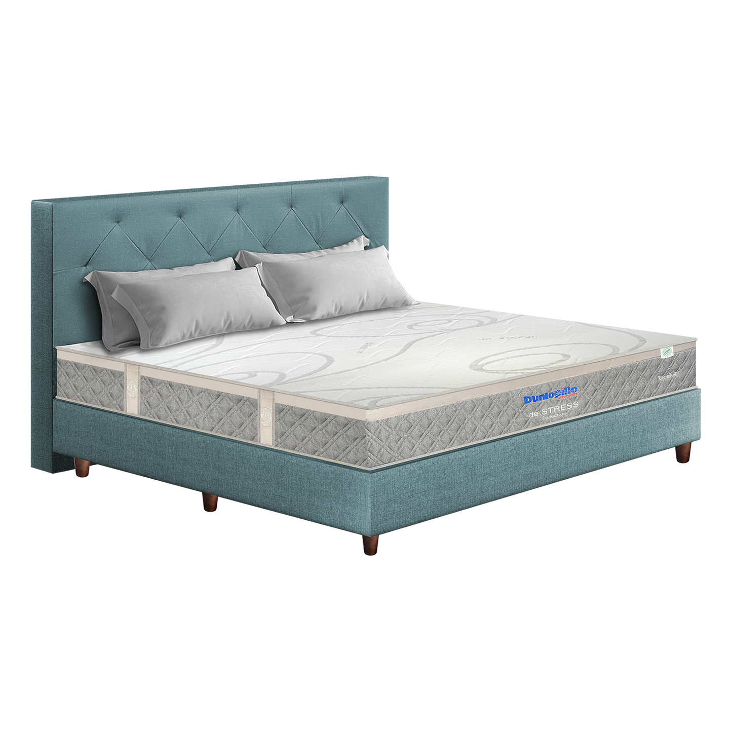 Dunlopillo Xanadu TalaSilver Latex Destress Individual Pocketed Spring Mattress