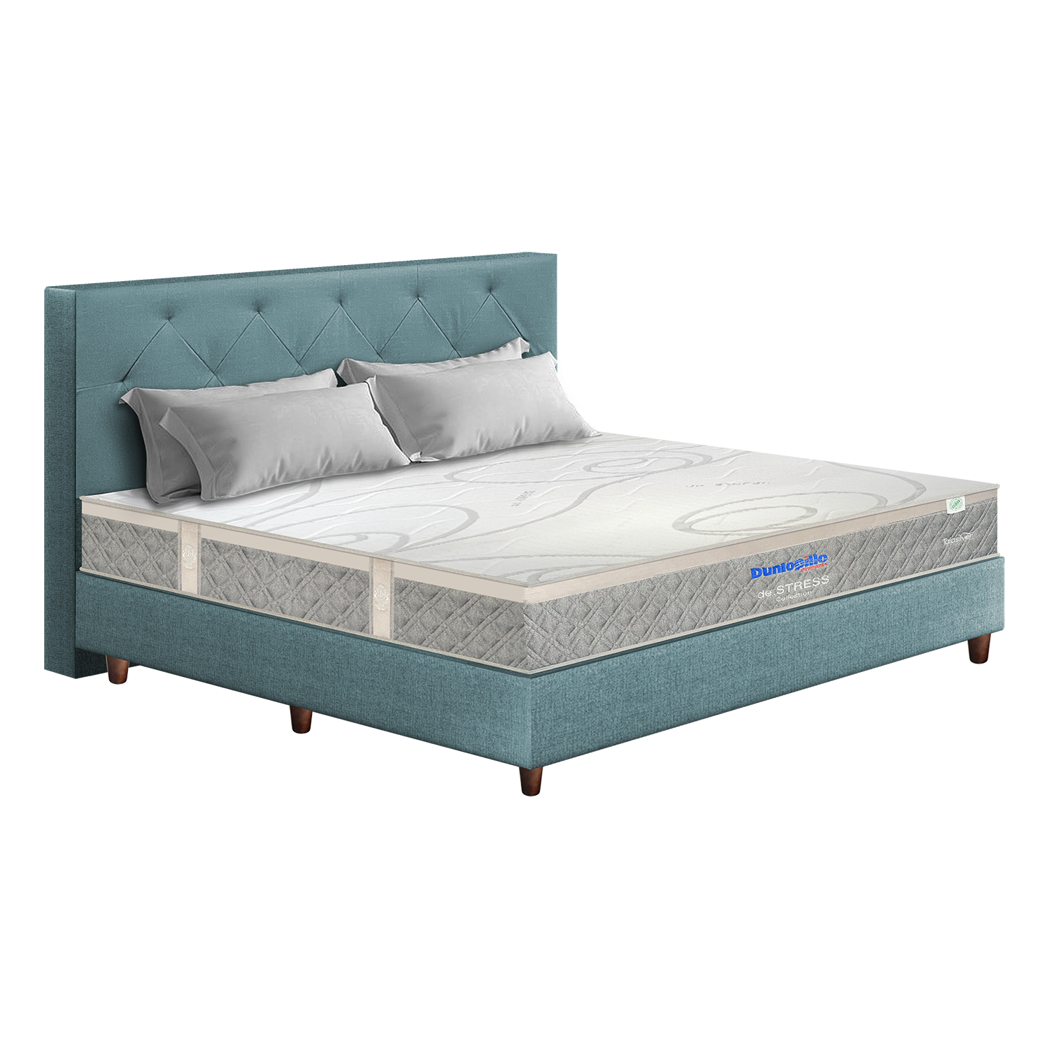 Dunlopillo Xanadu TalaSilver Latex Destress Individual Pocketed Spring Mattress