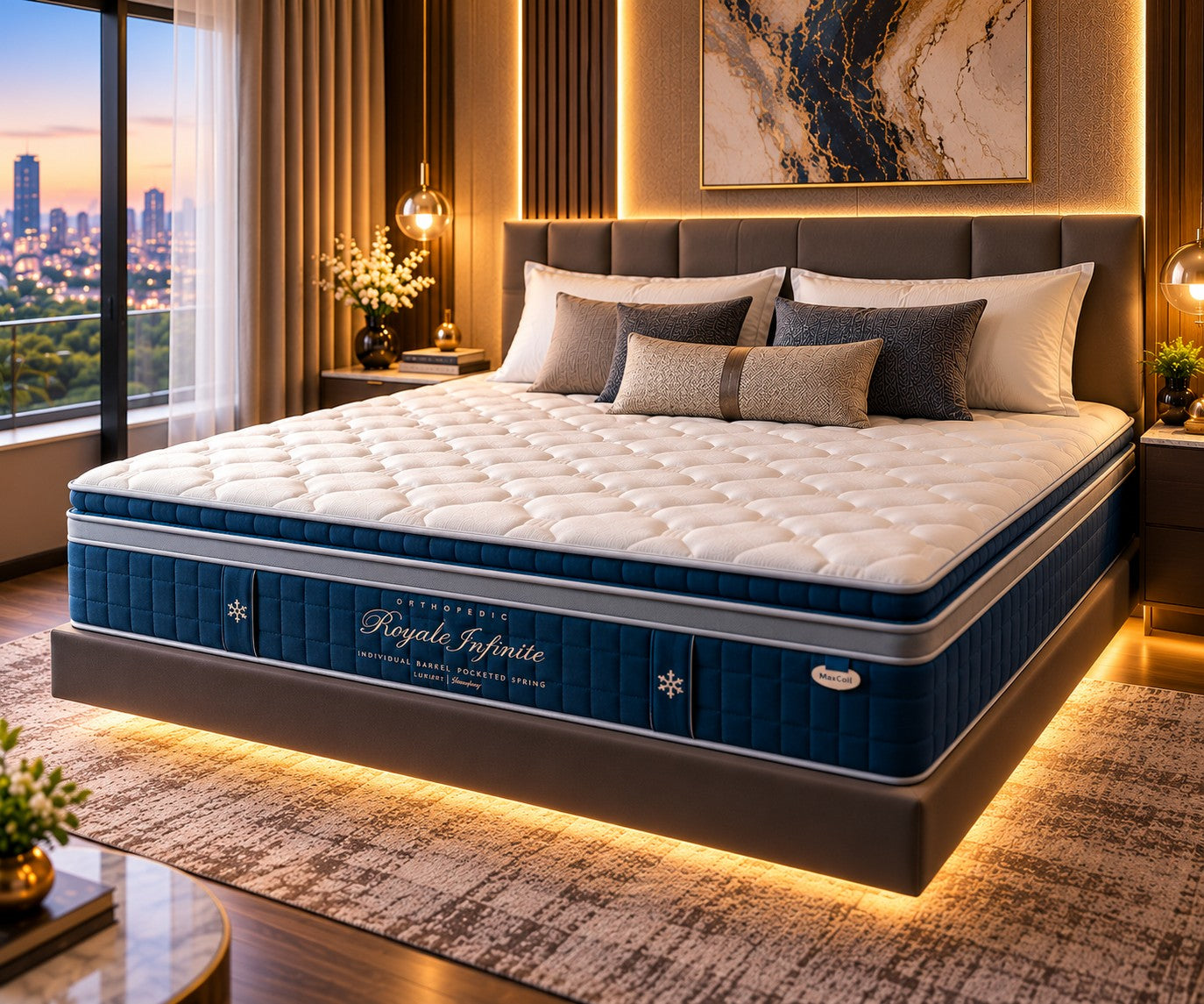 Maxcoil Royale Series Infinite Mattress - SUPER SINGLE