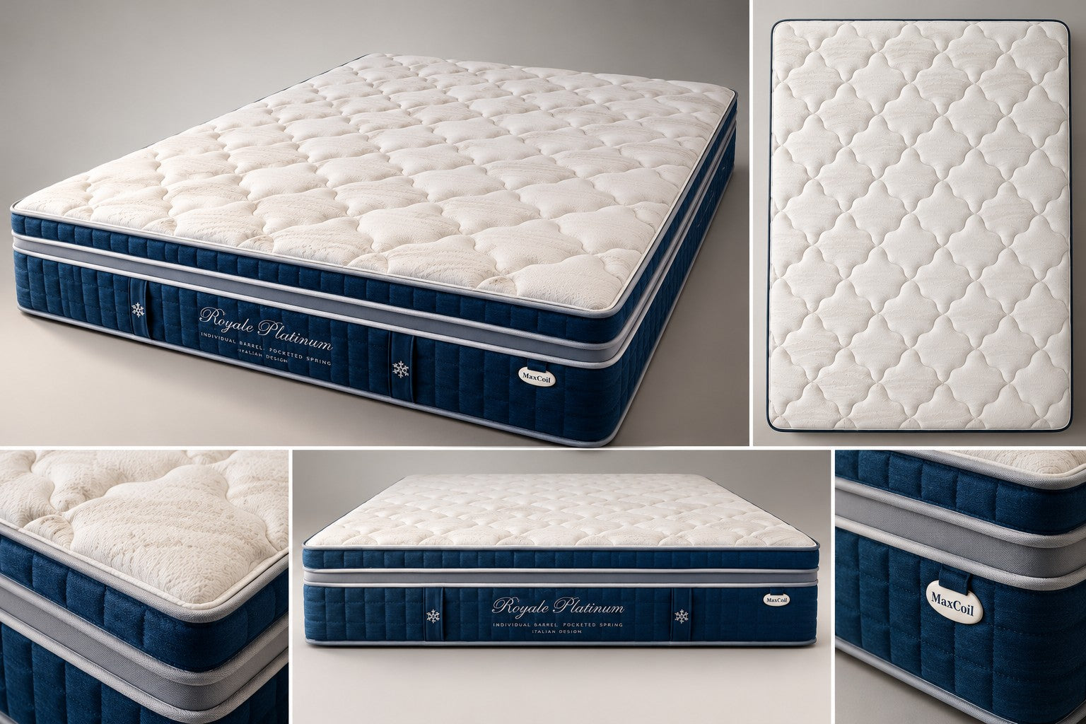 Maxcoil Royale Series Platinum Mattress - SUPER SINGLE