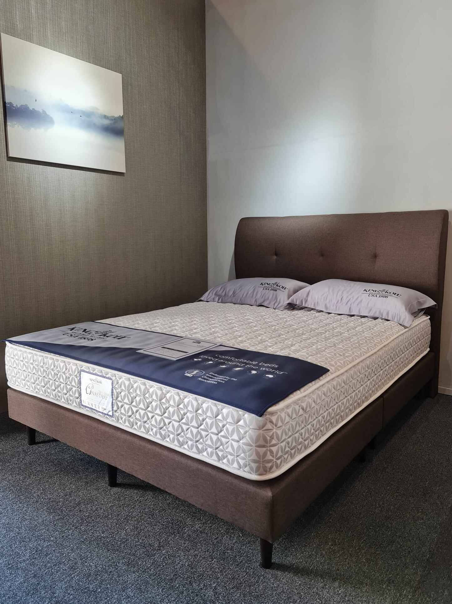 Fabric Bed Frame - King