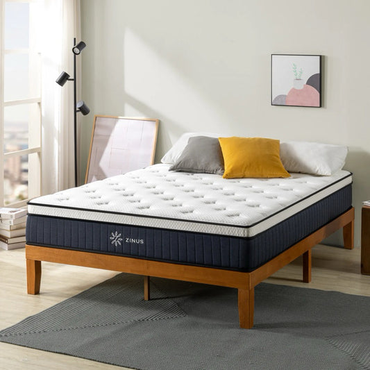 Zinus Orthopedic Supreme Zero-Motion Memory foam and Latex Mattress - Queen