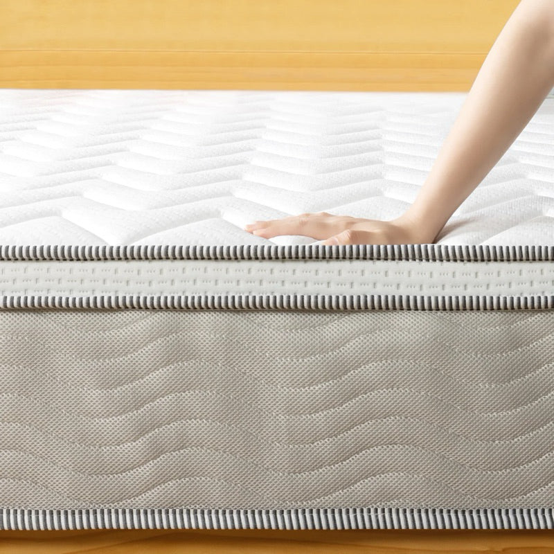 Zinus 25cm Euro Top Latex Hybrid ‘Cool’ Spring Mattress with Encasement (10”) - Single