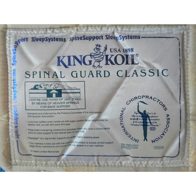 King Koil Spinal Guard Classic Mattress - Single